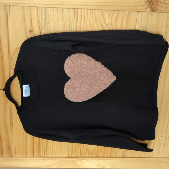 Modcloth Piece of My Heart Sweater| Black & Pink M - Picture 2 of 7